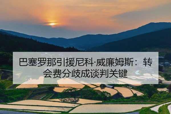 巴塞罗那引援尼科·威廉姆斯：转会费分歧成谈判关键